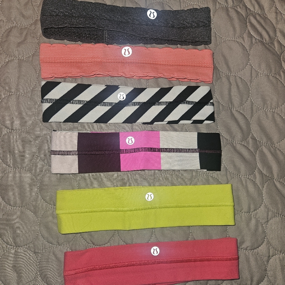 Lululemon Headbands Set of 6